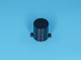 Фото 1/7 PSM1-K-3-B, Колпачок круглый для мини кнопки, черный