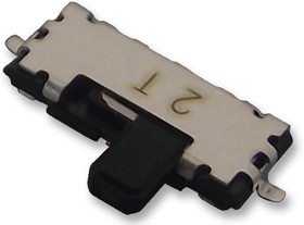 Фото 1/3 SSAJ120100, Switch Slide SP Side Slide 0.001A 5VDC 10000Cycles Gull Wing SMD T/R