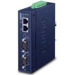ICS-2200T, Промышленный сервер Planet 2 порта RS232/422/485, 2 порта 10/100Мб/с