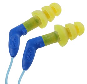 Фото 1/3 UF-01-014, Ultrafit X Series Blue, Yellow Reusable Corded Ear Plugs, 33dB Rated, 50 Pairs