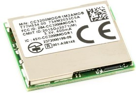 CC3200MODR1M2AMOBR, Module 802.11b/g/n 16000Kbps 63-Pin LGA Module T/R