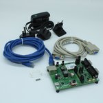 XPC100100K-02, Средства разработки сетей xPico DeВ SerВ Kit PoE supp, USB, Mod