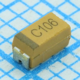 Фото 1/2 TAJA474K025RNJ, (чип тант.25В 0.47мкФ 10% A), ЧИП-конденсатор танталовый твердотельный SMD 25В 0.47мкФ +10%
