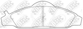 pn0145, Колодки тормозные дисковые передн. DW Musso 2.9/3.2L 98-05 2.3L 98-00 Korando 2.0/2.3/2.9L 98-01