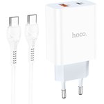 Зарядное устройство HOCO C97A 1xUSB QC3.0, 1xUSB-С PD20W + USB-C кабель Type-C ...