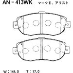 AN-413WK, Колодки тормозные Япония