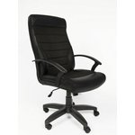 Кресло VTEChair-639 TPU ткань/к/з черный/черный, пластик 686732