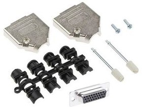 MHDTZK15-HD26FS-K, D-Sub Connector Kit, DA-26 Socket, Solder, Die-Cast Zinc Alloy