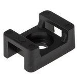 233685, Cable Tie Mount 8mm Black Polyamide 6.6 Pack of 250 pieces