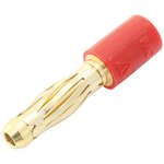 24.0106-1, ADAPTOR, TEST, 4MM PLG-2MM SKT, RED