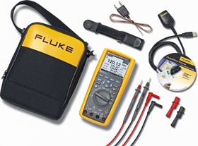 Fluke 289/FVF Комплект, Мультиметр цифровой промышленный True RMS, регистрирующий с ПО FlukeView Forms