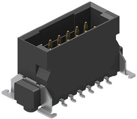 403-52050-51, Pin Header, Low Profile, Плата - к - плате, 1.27 мм, 2 ряд(-ов), 50 контакт(-ов)