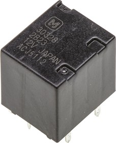 Фото 1/4 ACJ5112, PCB Mount Automotive Relay, 12V dc Coil Voltage, 20A Switching Current, DPDT
