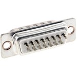 618 15 Way Cable Mount D-sub Connector Plug, 2.77mm Pitch