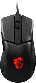 Фото 1/8 Мышь проводная Gaming Mouse MSI Clutch GM31 Lightweight , Wired, 59g, DPI 12000, design for right handed users, black
