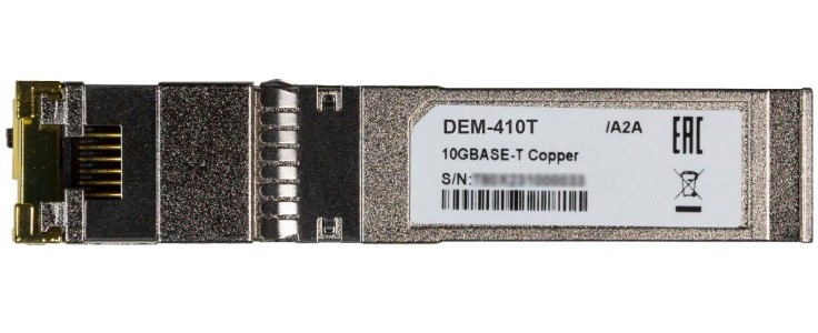 Приемопередатчик 10G SFP+ Copper-T RJ45 80 м