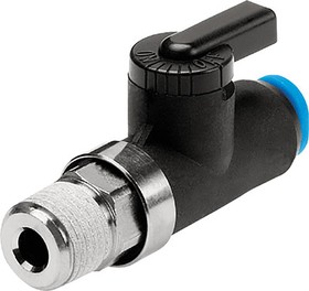 Фото 1/3 QH-QS-6-1/8, Manual Bistable Pneumatic Manual Control Valve QH Series, R 1/8, 1/8in, 153487