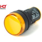 085-06-12, Лампа AD16-22DS(LED)матрица d22мм желтый 36В IP40 HLT