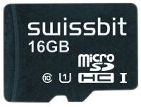 SFSD016GN1AM1TB- I-CE-21P-STD, Industrial Memory Card, microSD, 16GB, 95MB/s, 78MB/s, Black