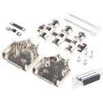 MHDM15-HD26FS-K, D-Sub Connector Kit, DA-26 Socket, Solder, Die-Cast Zinc Alloy