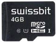 SFSD004GN1AM1TB- I-CE-21Q-STD, Industrial Memory Card, microSD, 4GB, 95MB/s, 24MB/s, Black