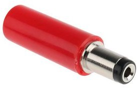 487826, DC Power Connector, Plug, Straight 2.1 x 5.5 x 23.6mm