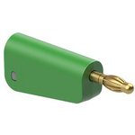 4 mm plug, screw connection, 2.5 mm², green, 64.1045-25