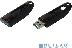 Фото 1/4 SanDisk USB Drive 256Gb CZ48 Ultra SDCZ48-256G-U46 {USB3.0, Black}