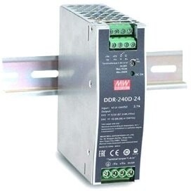Фото 1/4 DDR-240C-48, Isolated DC/DC Converters - DIN Rail Mount 33.6-67.2Vin 48V 5A 240W DIN Rail