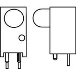 551-0203F, LED Circuit Board Indicators HI EFF GREEN DIFF