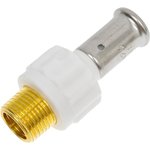 Муфта НР, ПВДФ пресс , белая, 16x1/2", 17PKW-1604