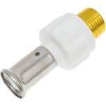 Муфта НР, ПВДФ пресс , белая, 16x1/2", 17PKW-1604