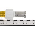 Муфта НР, ПВДФ пресс , белая, 16x1/2", 17PKW-1604