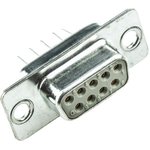 09670094754, 9 Way Through Hole D-sub Connector Socket, 2.74mm Pitch
