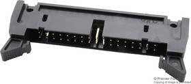 Фото 1/2 MC-254-34-LL-RA-DIP, Pin Header, угловой, Wire-to-Board, 2.54 мм, 2 ряд(-ов), 34 контакт(-ов), Through Hole Right Angle