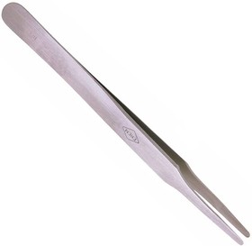 Фото 1/9 2ASASL, Tweezers with Rounded Tips, Precision, Stainless Steel, 120mm