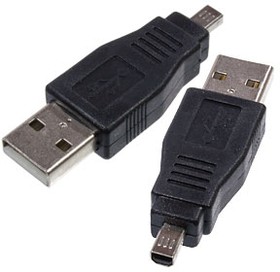 Фото 1/2 XYA050, USB-A вилка - miniUSB-B вилка 4pin переходник