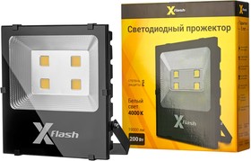 Фото 1/4 Прожектор LED XF-FL-COB-200W-4000K 49226