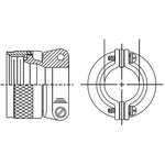 620HS003N19, Circular MIL Spec Strain Reliefs & Adapters STRAIGHT STRN RELIEF ...