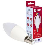 Лампа светодиодная Умная Connect 5Вт WIFI RGBW E14 EKF slwf-e14-rgbw