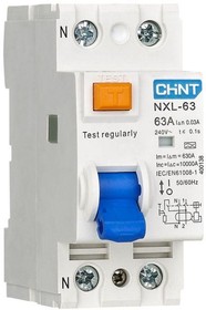 Выключатель дифференциального тока (УЗО) 2п 32А 30мА тип AC NXL-63 6кА (R) CHINT 280722