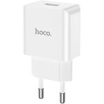 Зарядное устройство HOCO C106A Leisure 1xUSB, 2.1А (белый)