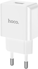 Фото 1/5 Зарядное устройство HOCO C106A Leisure 1xUSB, 2.1А (белый)