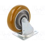 JTAU 1252 6440 R, Ролик транспортировочный, Верс изогнутый, 100мм, W 40мм, 200кг