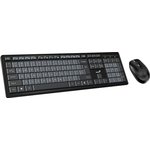 31340003421, Набор клавиатура+мышь Genius KM-8200, беспроводной, черно-серый