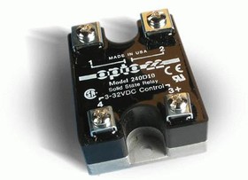 Фото 1/2 240D10, Relay SSR 280V AC-IN 240V AC-OUT 4-Pin