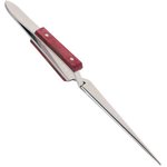 18415, Pliers & Tweezers Aven Self Locking Fiber Grip Tweezers Straight 6-1/2 Inches