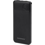 Аккумулятор внешний 10000 mAh SONNEN POWERBANK K701PD БЫСТРАЯ ЗАРЯДКА, 2USB ...