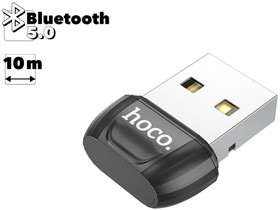 Фото 1/3 Bluetooth адаптер HOCO UA18 BT 5.0 (черный)