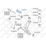 14-53006-SX, 14-53006-SX_пыльник рейки рулевой!\ Kia Rio III 11